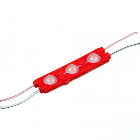 LED модуль 12В красный 3led smd5730 1.5Вт IP65