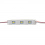 LED модуль 12В белый холодный 3led smd5730 1Вт IP65