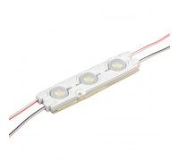 LED модуль 12В белый холодный 3led smd5730 1.5Вт IP65