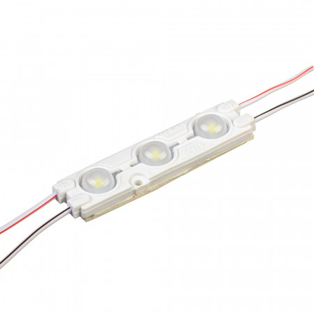 LED модуль 12В белый холодный 3led smd5730 1.5Вт IP65