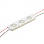 LED модуль 12В белый холодный 3led smd5730 1.5Вт IP65