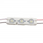 LED модуль 12В белый холодный 3led smd5730 1.5Вт IP65