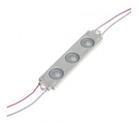 LED модуль 12В белый холодный 3led smd3030 1.5Вт IP65