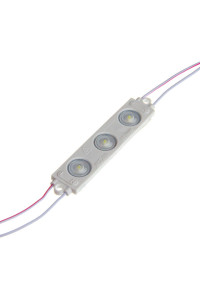 LED модуль 12В белый холодный 3led smd3030 1.5Вт IP65