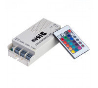 Контроллер музыкальный для светодиодной ленты RGB 9А 108 Вт, (RR 24 кнопки)