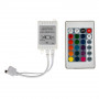 Контроллер для светодиодной ленты RGB 12А 144 Вт, (IR 24 кнопки)