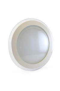Светодиодный led светильник со стеклом 18Вт круг 4000К IP20