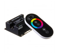 Контроллер для светодиодной ленты RGB 18А 12Вт (RR 6 кнопок) черный
