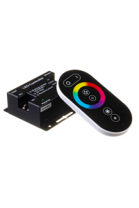 Контроллер для светодиодной ленты RGB 18А 12Вт (RR 6 кнопок) черный