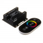 Контроллер для светодиодной ленты RGB 24А 12Вт (RR 6 кнопок) черный