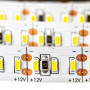LED лента 12В AVT холодная белая smd 2835 204led/м IP20, 1м