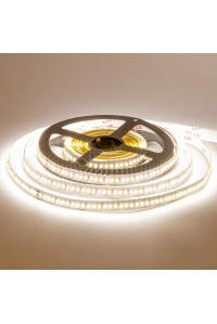 LED лента 12В AVT теплая белая smd 3014 204led/м IP20, 1м