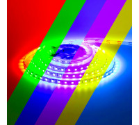 LED лента 12В RGB AVT smd 5050 60led/м IP20, 1м