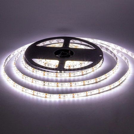 LED лента 12В AVT белая smd 2835 60led/м IP20, 1м