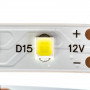 LED лента 12В AVT теплая белая smd 2835 60led/м IP20, 1м