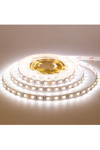 LED лента 12В AVT теплая белая smd 5050 60led/м IP20, 1м