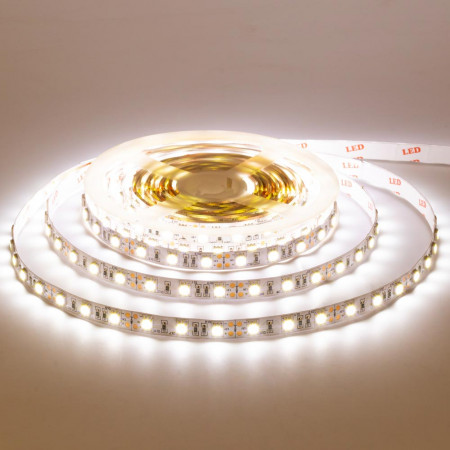 LED лента 12В AVT теплая белая smd 5050 60led/м IP20, 1м