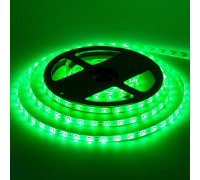 LED лента 12В зеленая smd 2835 60led/м IP20, 1м
