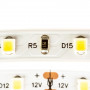 LED лента 12В Motoko белая smd 2835 60led/м IP20, 1м