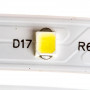 LED лента 12В теплая белая smd 2835 60led/м IP20, 1м