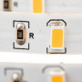 LED лента 12В белая теплая smd 5730 60led/м IP20, 1м