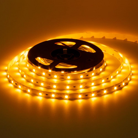 LED лента 12В желтая smd 2835 60led/м IP20, 1м