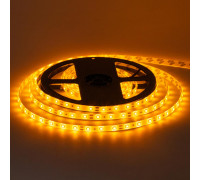 LED лента 12В желтая smd2835 60led/м IP65, 1м