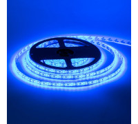 LED лента 12В синяя smd 2835 120led/м IP65, 1м