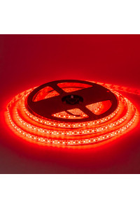 LED лента 12В красная smd 2835 120led/м IP65, 1м