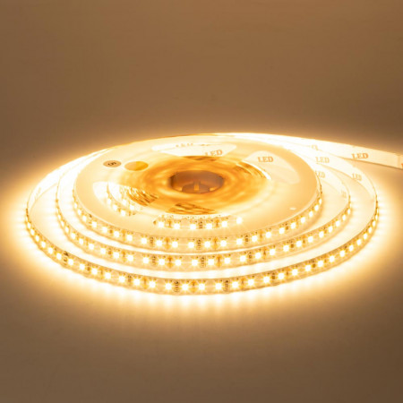 LED лента 12В Motoko теплая белая smd 2835 120led/м IP20, 1м