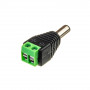 Коннектор для светодиодных лент mini jack 5,5мм (папа)