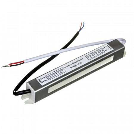 Блок питания 12В SLIM 1.5А 18Вт IP 65
