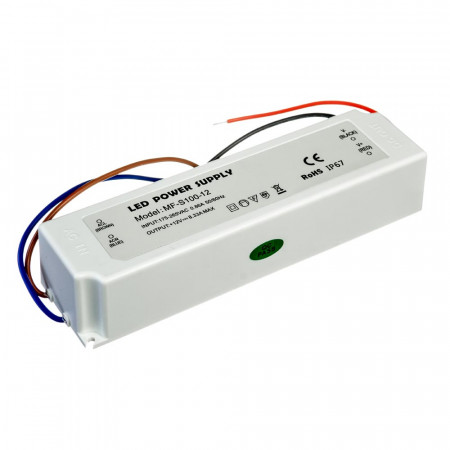 Блок питания 12В SLIM PLASTIC 8.33А 100Вт IP 65