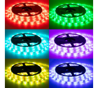 LED лента 12В RGB smd 5050 30led/м IP65, 1м