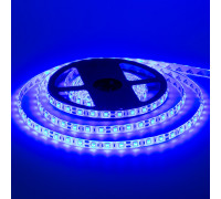 LED лента 12В синяя smd 5050 60led/м IP20, 1м