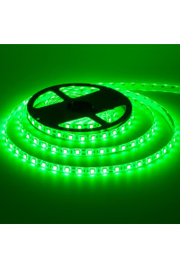 LED лента 12В зеленая smd 5050 60led/м IP20, 1м