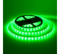 LED лента 12В зеленая smd 5050 60led/м IP65, 1м