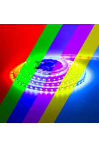 LED лента RGB 12В Motoko smd 5050 60led/м IP20, 1м