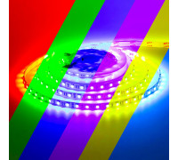 LED лента 12В RGB smd 5050 60led/м IP65, 1м