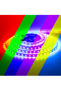 LED лента 12В RGB smd 5050 60led/м IP65, 1м