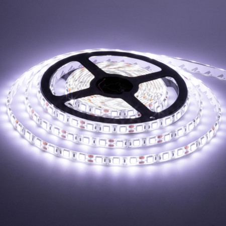 LED лента 12В белая smd 5050 60led/м IP65, 1м