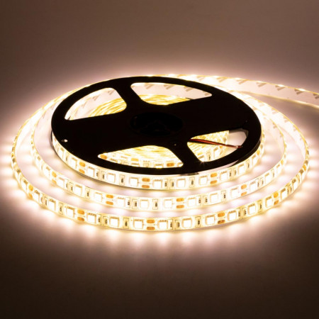 LED лента 12В теплая белая smd 5050 60led/м IP65, 1м