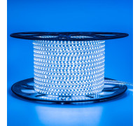 LED лента 220В синяя AVT smd 2835 120led/м 4Вт/м IP65, 1м