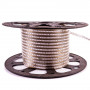 LED лента 220В оранжевая AVT smd 2835 120led/м 4Вт/м IP65, 1м