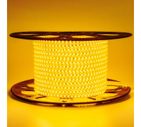 LED лента 220В желтая AVT smd 2835 120led/м 4Вт/м IP65, 1м