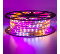 Мигающая LED лента Multi-Color 220В smd 2835 48led/м 6Вт/м IP65, 1м
