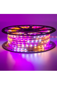 Мигающая LED лента Multi-Color 220В smd 2835 48led/м 6Вт/м IP65, 1м