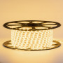LED лента 220В белая теплая smd 2835 120led/м 12Вт/м IP65, 1м