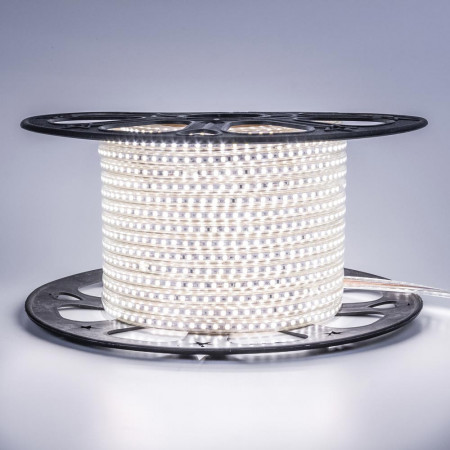 LED лента 220В белая smd 2835 120led/м 12Вт/м IP65, 1м