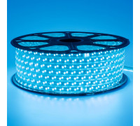 LED лента 220В синяя smd 2835 120led/м 12Вт/м IP65, 1м